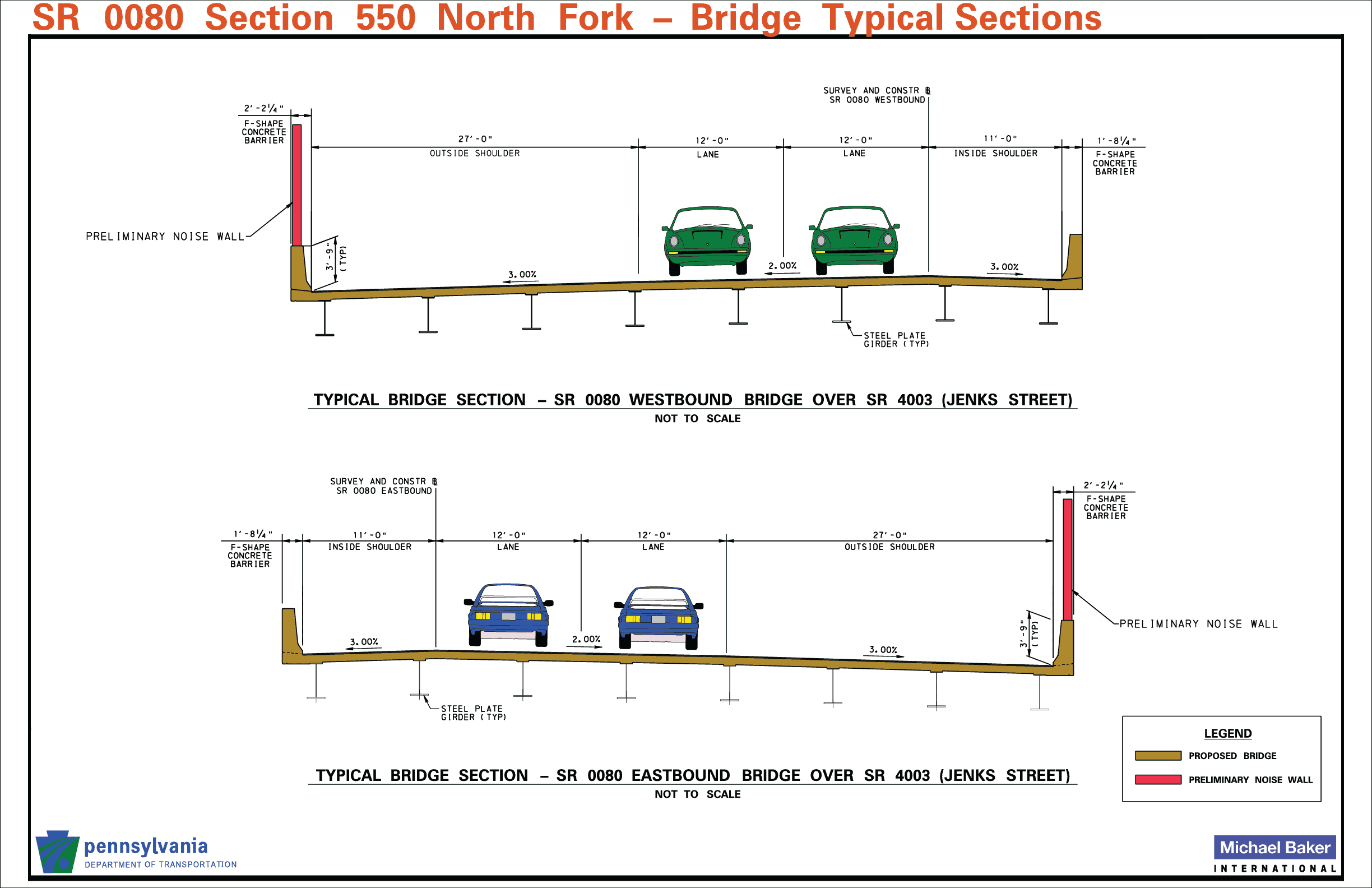 I-80 Typical Bridge Sections